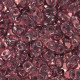 Matubo MiniDuo Perlen 4x2.5mm Transparent - amethyst